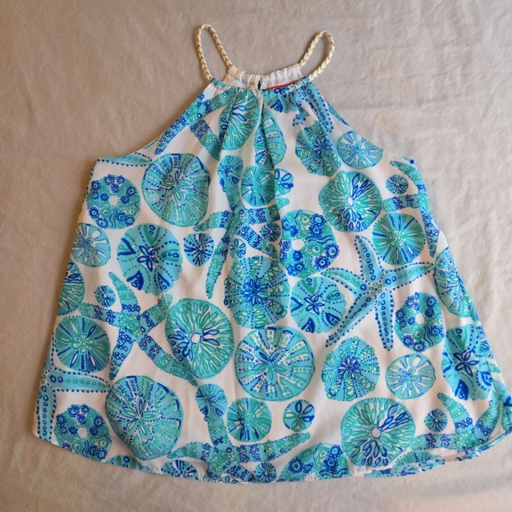 Lilly Pulitzer for Target Starfish Sand Dollar Tank Top sz S